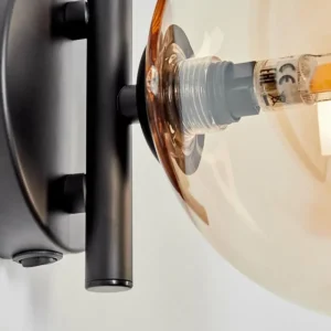 hofstein Applique murale - Verre Chehalis Ambre, 1 lumière* Lampes En Verre