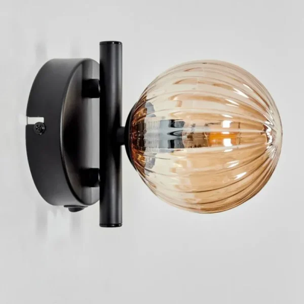 hofstein Applique murale - Verre Chehalis Ambre, 1 lumière* Lampes Modernes