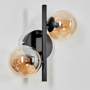 hofstein Applique murale - Verre Chehalis Ambre, 2 lumières* Lampes En Verre