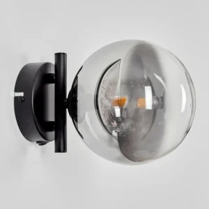hofstein Applique murale - Verre Chehalis Clair, Fumé, 1 lumière* Lampes Modernes