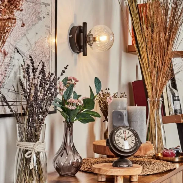 hofstein Applique murale - Verre Chehalis Clair, 1 lumière* Lampes Modernes
