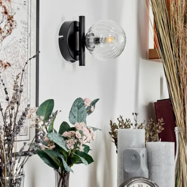 hofstein Applique murale - Verre Chehalis Clair, 1 lumière* Lampes Modernes