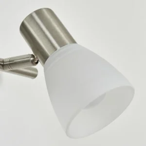 hofstein Applique murale Villaseca LED Nickel mat, 2 lumières* Lampes En Verre
