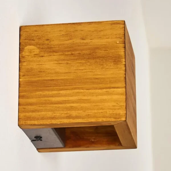 hofstein Applique murale Adak LED Bois foncé, 1 lumière* Lampes Modernes