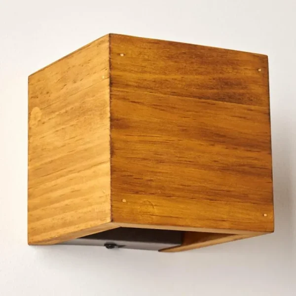 hofstein Applique murale Adak LED Bois foncé, 1 lumière* Lampes Modernes