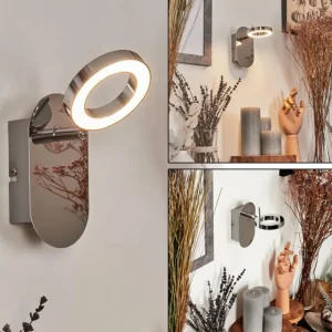 hofstein Applique murale Altamahaw LED Argenté, 1 lumière* Lampes Modernes