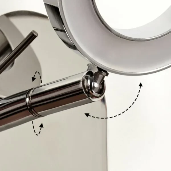 hofstein Applique murale Altamahaw LED Argenté, 1 lumière* Lampes Modernes