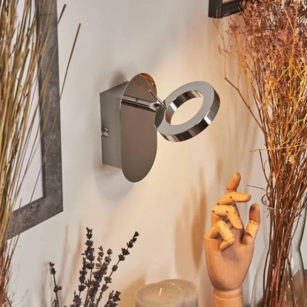 hofstein Applique murale Altamahaw LED Argenté, 1 lumière* Lampes Modernes