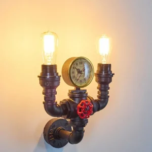 hofstein Applique murale Amal Noir, 2 lumières* Lampes Modernes