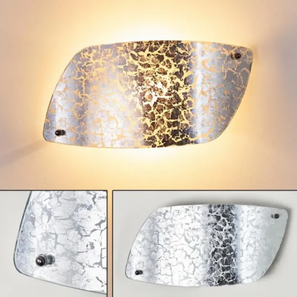 hofstein Applique murale Anzio Blanc, 1 lumière* Lampes En Verre