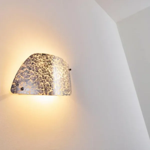 hofstein Applique murale Anzio Blanc, 1 lumière* Lampes En Verre