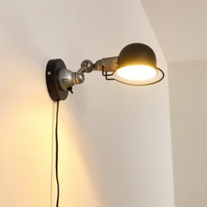 hofstein Applique murale Arild Noir, Argenté, 1 lumière* Lampes Modernes
