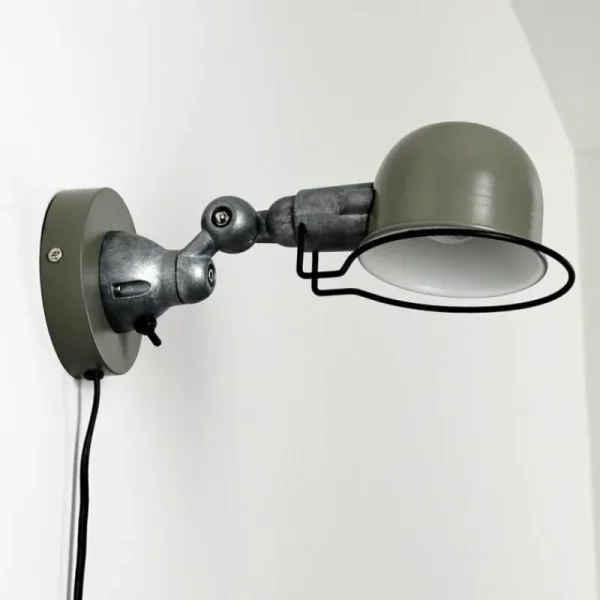hofstein Applique murale Arild Vert, Argenté, 1 lumière* Lampes Modernes
