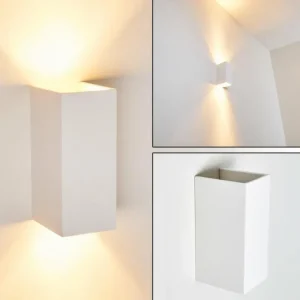 hofstein Applique murale Aversa Blanc, 2 lumières* Lampes Modernes