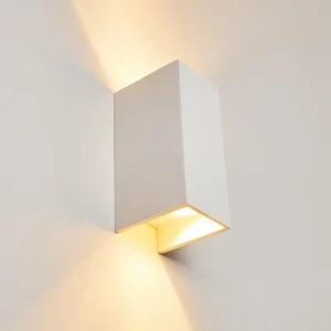 hofstein Applique murale Aversa Blanc, 2 lumières* Lampes Modernes