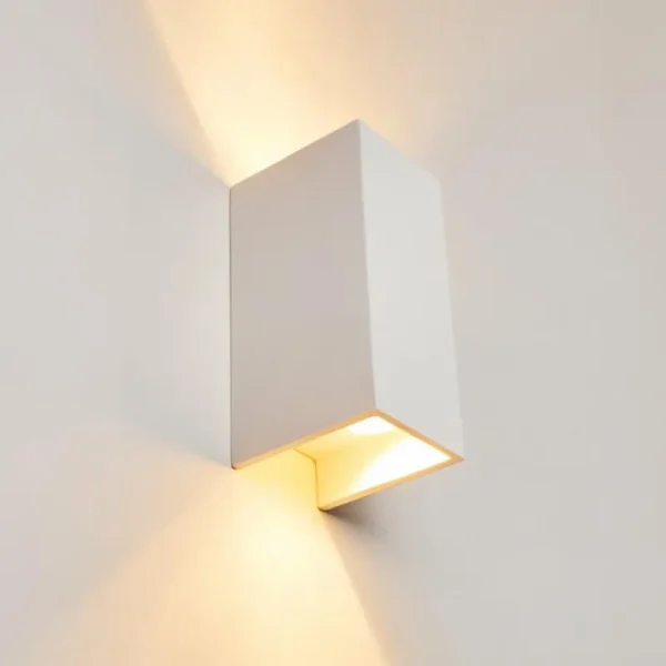hofstein Applique murale Aversa Blanc, 2 lumières* Lampes Modernes