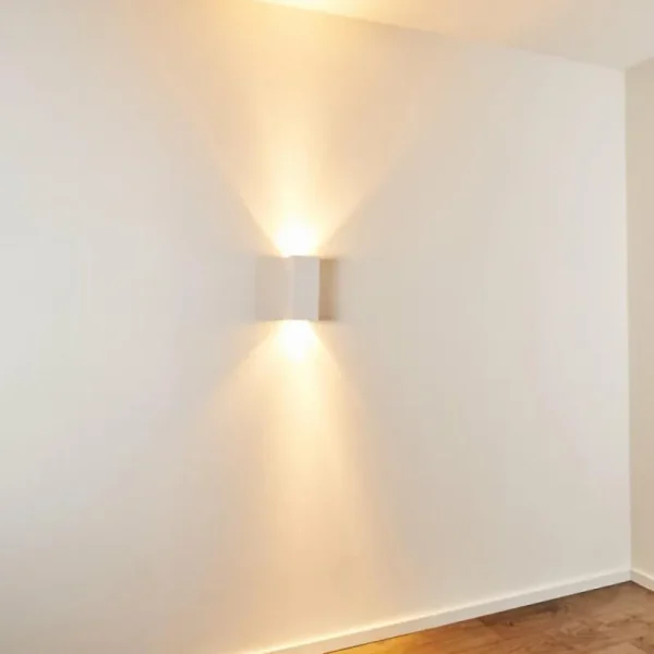 hofstein Applique murale Aversa Blanc, 2 lumières* Lampes Modernes
