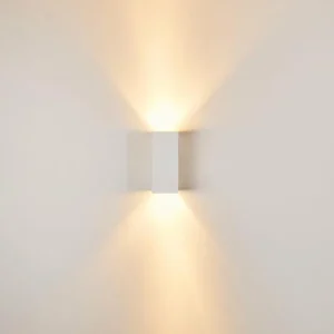 hofstein Applique murale Aversa Blanc, 2 lumières* Lampes Modernes