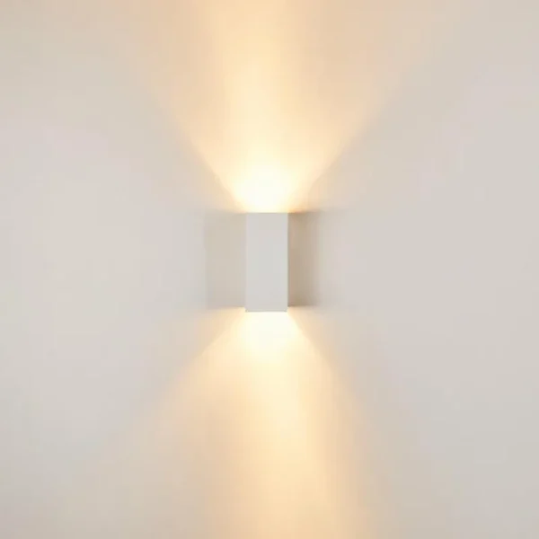 hofstein Applique murale Aversa Blanc, 2 lumières* Lampes Modernes