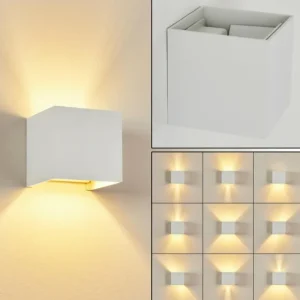 hofstein Applique murale Badajoz Blanc, 1 lumière* Lampes Modernes