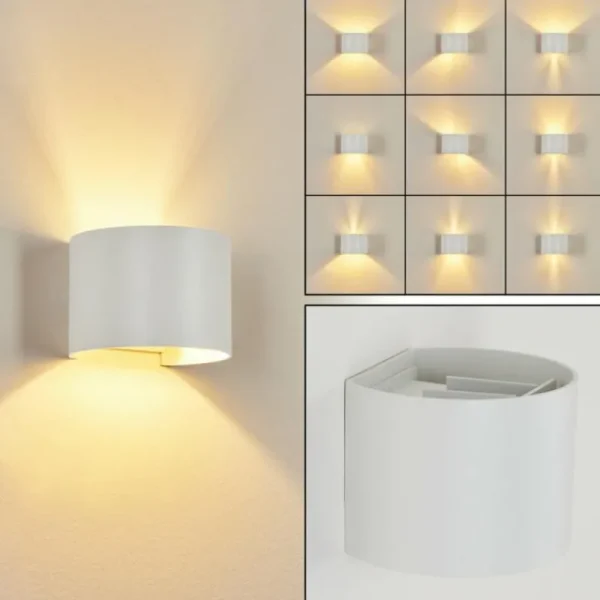 hofstein Applique murale Badajoz Blanc, 1 lumière* Lampes Modernes
