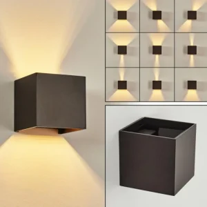 hofstein Applique murale Badajoz Brun, 1 lumière* Lampes Modernes