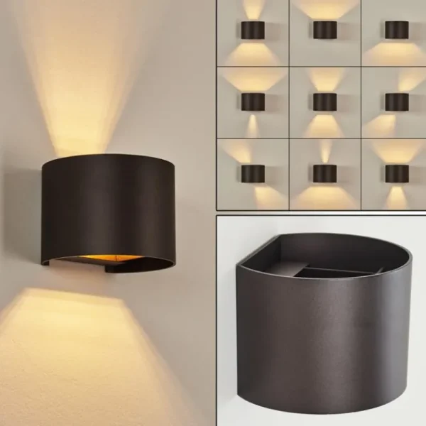 hofstein Applique murale Badajoz Brun, 1 lumière* Lampes Modernes
