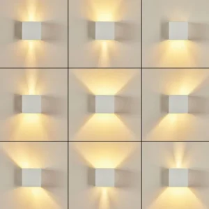 hofstein Applique murale Badajoz Blanc, 1 lumière* Lampes Modernes