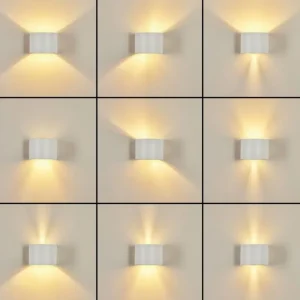 hofstein Applique murale Badajoz Blanc, 1 lumière* Lampes Modernes