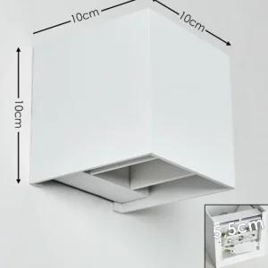 hofstein Applique murale Badajoz Blanc, 1 lumière* Lampes Modernes