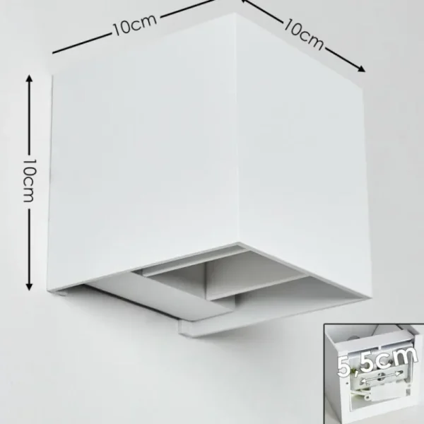 hofstein Applique murale Badajoz Blanc, 1 lumière* Lampes Modernes