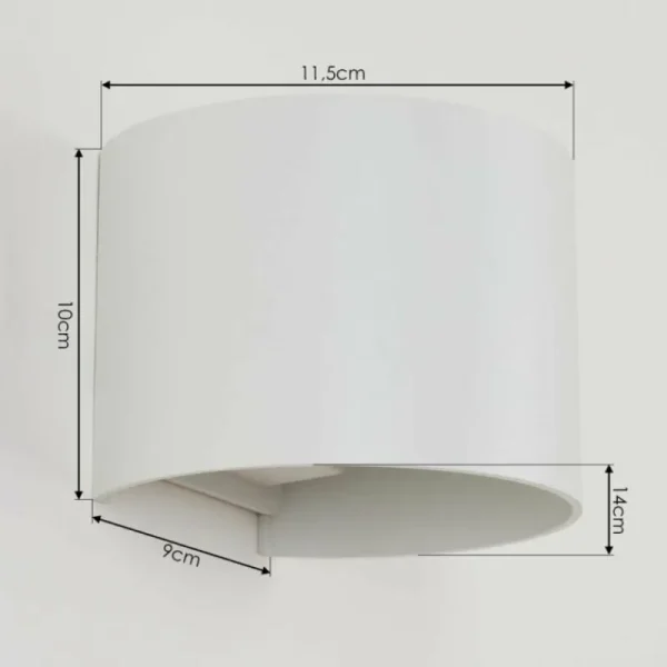 hofstein Applique murale Badajoz Blanc, 1 lumière* Lampes Modernes