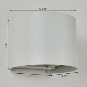 hofstein Applique murale Badajoz Blanc, 1 lumière* Lampes Modernes