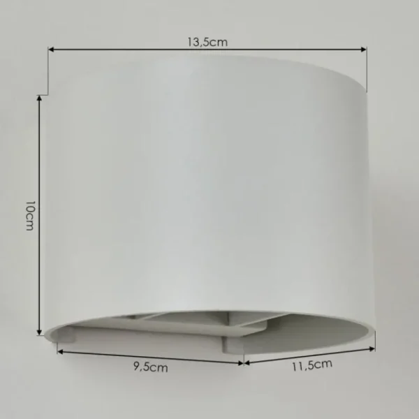 hofstein Applique murale Badajoz Blanc, 1 lumière* Lampes Modernes
