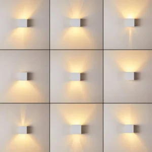 hofstein Applique murale Badajoz Blanc, 1 lumière* Lampes Modernes