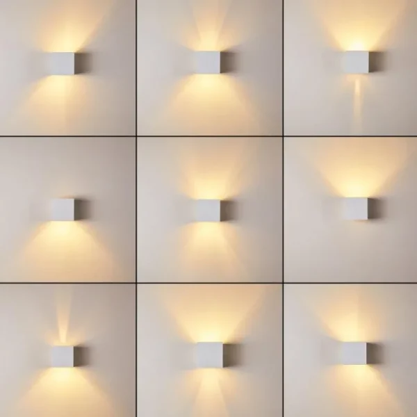 hofstein Applique murale Badajoz Blanc, 1 lumière* Lampes Modernes
