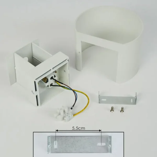 hofstein Applique murale Badajoz Blanc, 1 lumière* Lampes Modernes