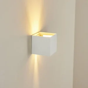 hofstein Applique murale Badajoz Blanc, 1 lumière* Lampes Modernes