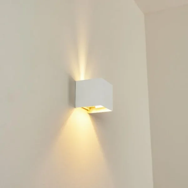hofstein Applique murale Badajoz Blanc, 1 lumière* Lampes Modernes