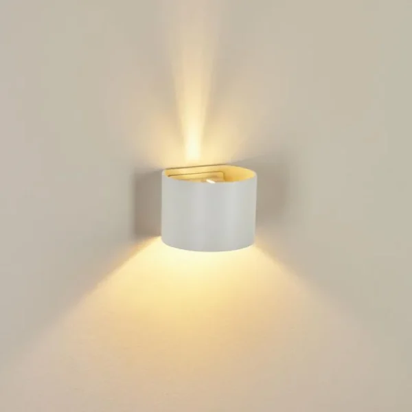 hofstein Applique murale Badajoz Blanc, 1 lumière* Lampes Modernes