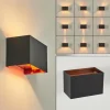hofstein Applique murale Badajoz Cuivre, Noir, 1 lumière* Lampes Modernes