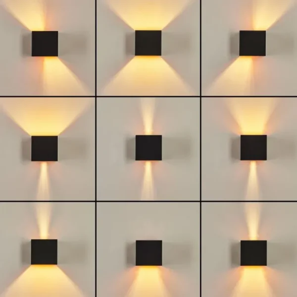 hofstein Applique murale Badajoz Cuivre, Noir, 1 lumière* Lampes Modernes