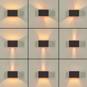 hofstein Applique murale Badajoz Cuivre, Noir, 1 lumière* Lampes Modernes