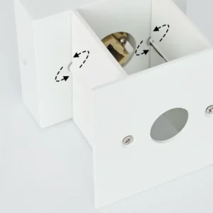 hofstein Applique murale Badajoz Écru, Blanc, 1 lumière* Lampes Modernes