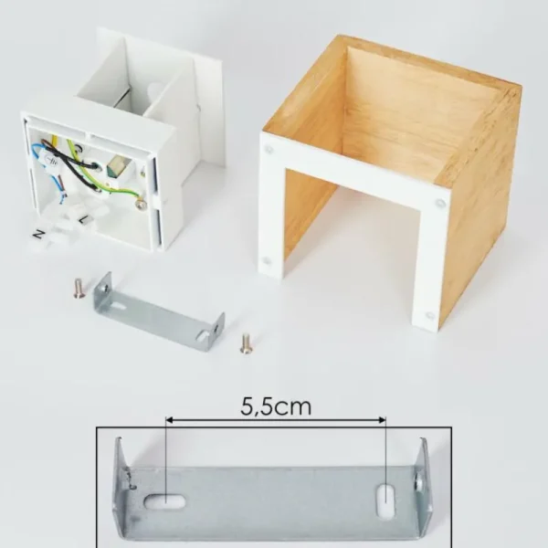 hofstein Applique murale Badajoz Écru, Blanc, 1 lumière* Lampes Modernes