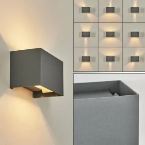 hofstein Applique murale Badajoz Gris, 1 lumière* Lampes Modernes