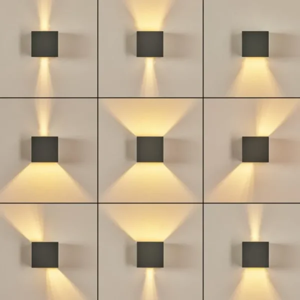hofstein Applique murale Badajoz Gris, 1 lumière* Lampes Modernes