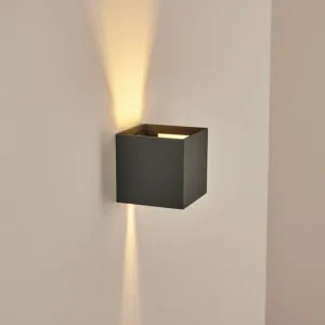 hofstein Applique murale Badajoz Gris, 1 lumière* Lampes Modernes