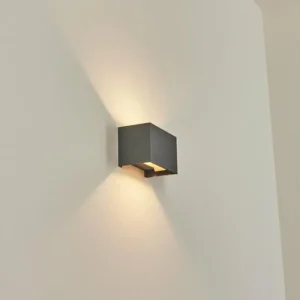 hofstein Applique murale Badajoz Gris, 1 lumière* Lampes Modernes
