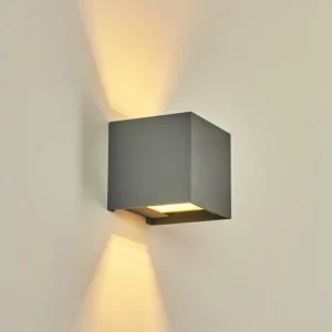 hofstein Applique murale Badajoz Gris, 1 lumière* Lampes Modernes